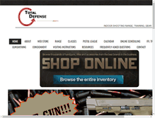 Tablet Screenshot of mntotaldefense.com